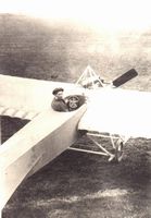 Dragtutin Novak u avionu